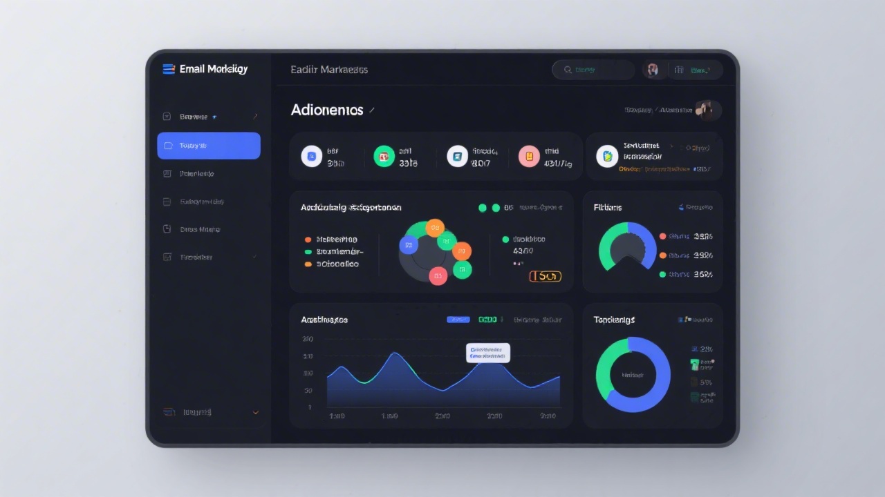 Screenshot-style image of an email marketing dashboard with audience segments, filters and charts, highlighting analytical work for targeting and personalization.